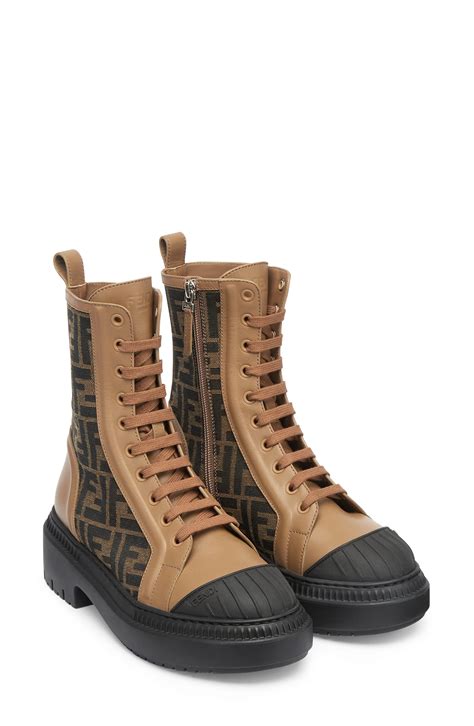 platform fendi boots women|fendi combat boots women.